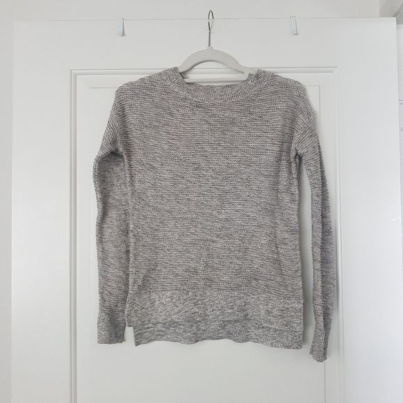 LOFT Grey Knit Sweater XXSP